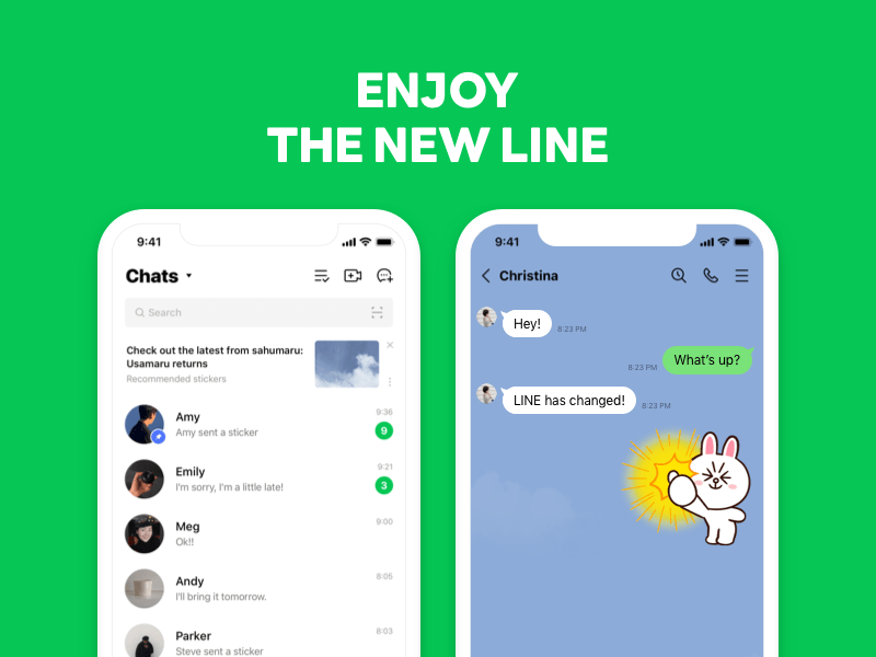 LINE: Protecting user privacy and building a secure and reliable communication environment.